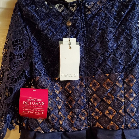 Little Mistress navy dress. - Picture 6 of 8